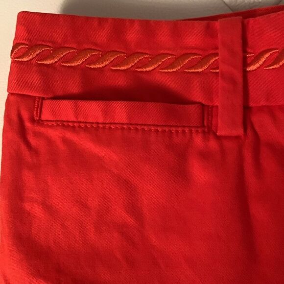 Nautica Red Cotton Blend Women’s Stretch  Pants Size 12 - Picture 4 of 12